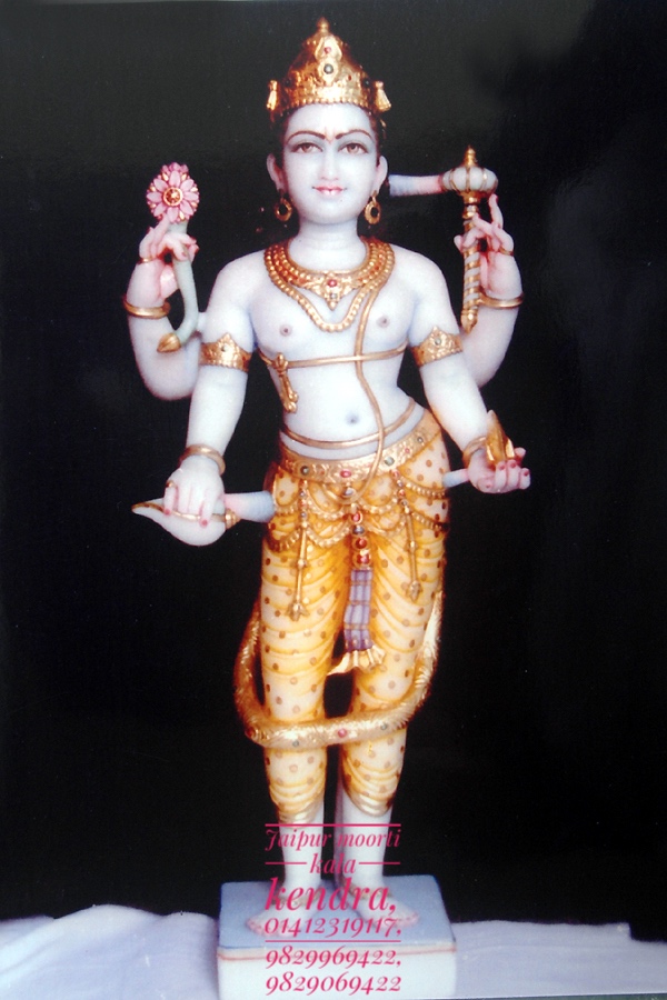 Vishnu laxmi Marble Moorti in Jaipur