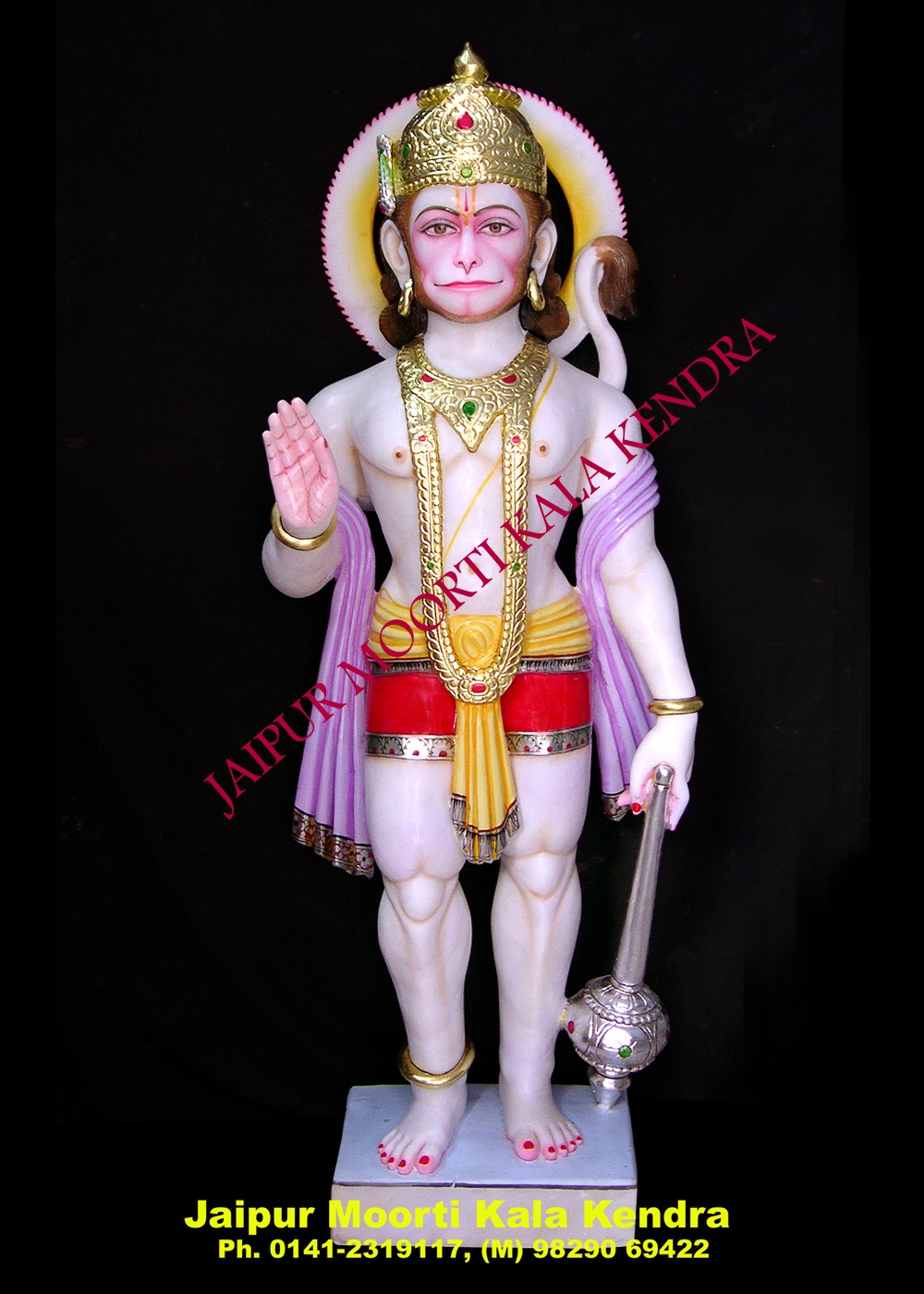 Marble Hanuman Statue in Jaipur